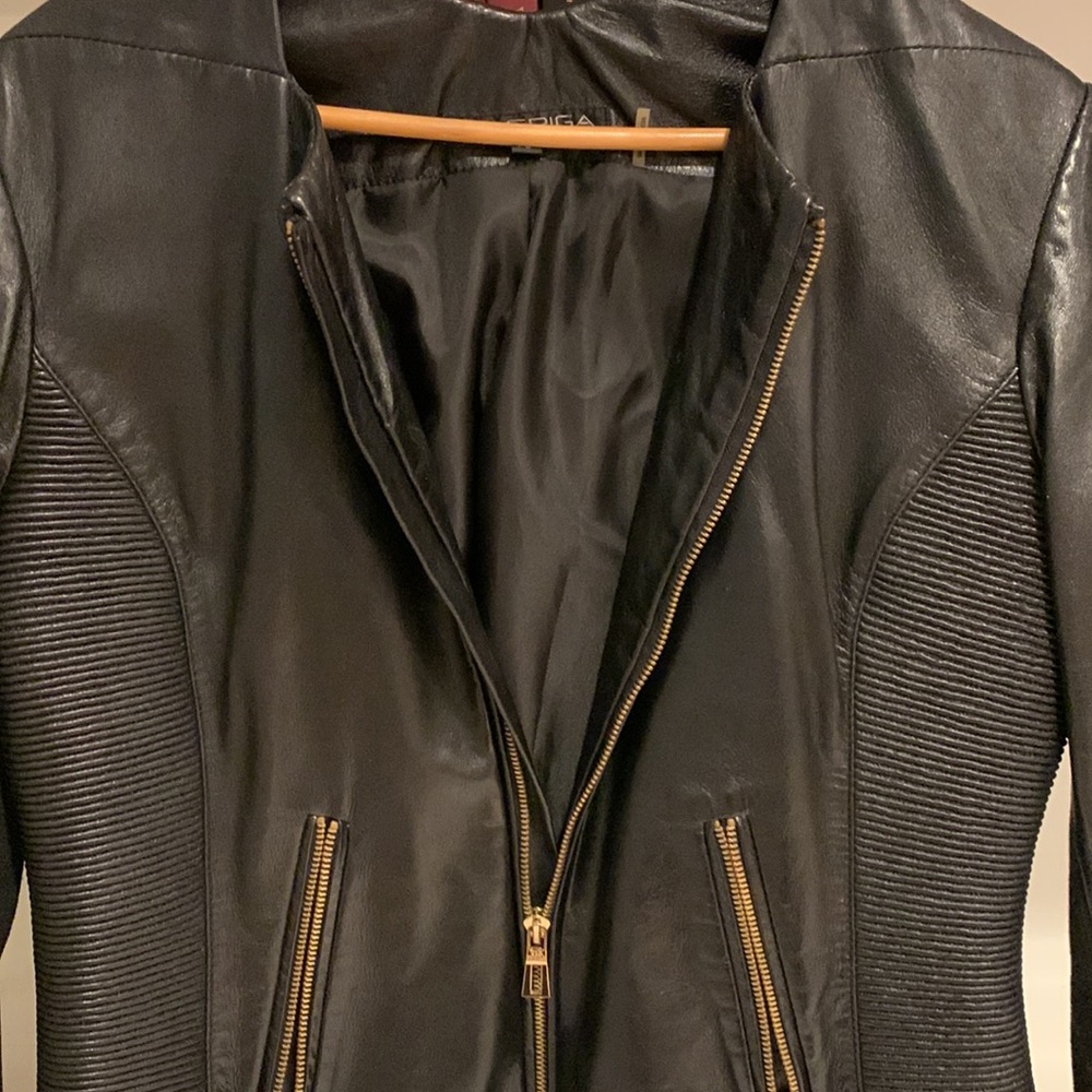 Leather jacket